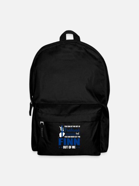 Finnland Finne Finnisch Geschenk - Rucksack - Schwarz