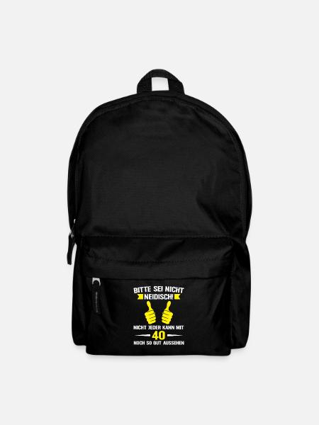 40. Geburtstag Mann 40 Jahre Frau Geschenk - Rucksack - Schwarz