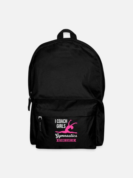 Gymnastics trainer gymnastics gift - Backpack - black