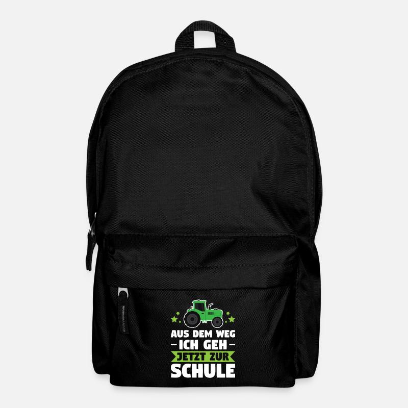 Schulkind Schulanfänger Schulanfang Geschenk - Rucksack - Schwarz