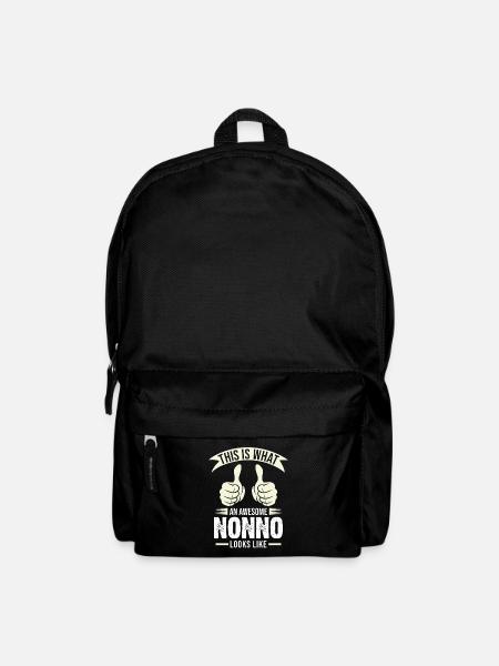 Grand-père Nonno Grand-père Nonno cadeau - Sac à dos - noir