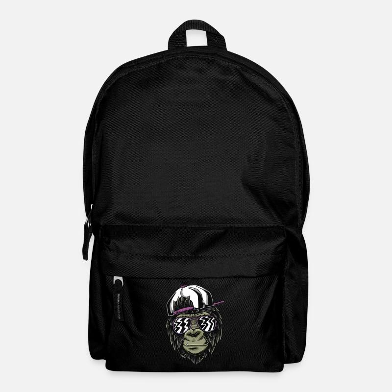 Monkey cool - Rucksack - Schwarz