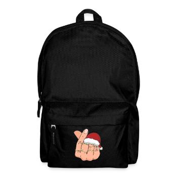 K-Pop Weihnachtsmütze Weihnachtsgeschenk - Rucksack - Schwarz - Vorne