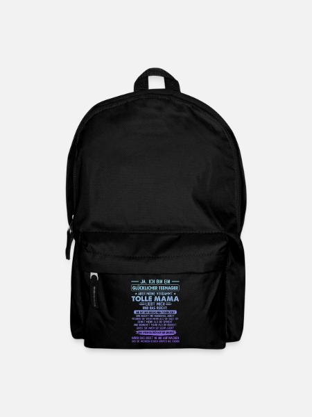 Teenager Jugendliche Mutter Geschenk - Rucksack - Schwarz