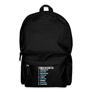Boat Boat Gift - Backpack - black - Front