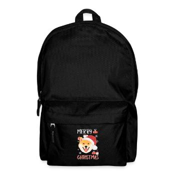 Noël Shiba Inu - Sac à dos - noir - Devant