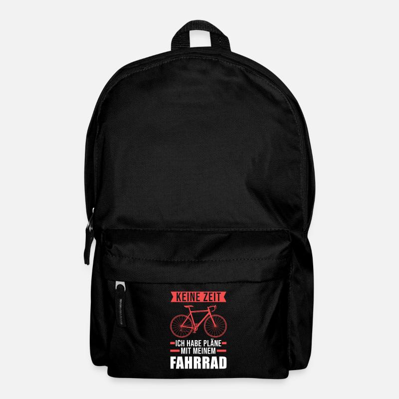 Fahrrad Radfahren Fahrradfahrer Geschenk - Rucksack - Schwarz