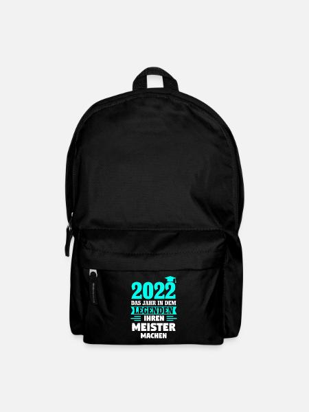 Meister 2022 Meister Meisterprüfung Geschenk - Rucksack - Schwarz