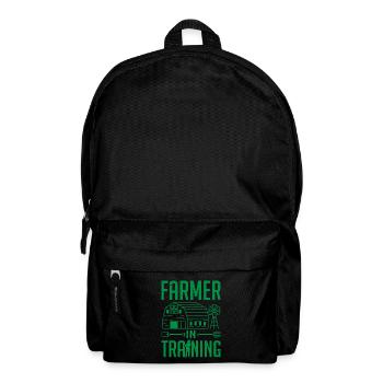 Landwirt in Ausbildung Landwirtschaft - Rucksack - Schwarz - Vorne