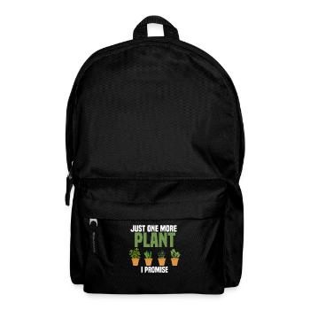 Plantes, jardinage, plantes - Sac à dos - noir - Devant
