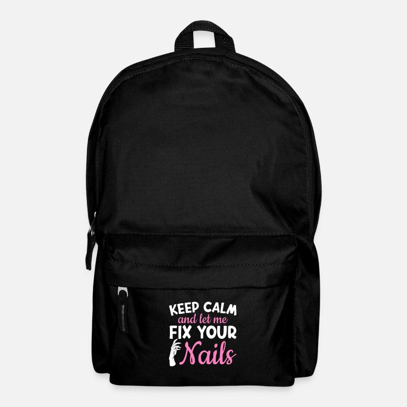 Nail Artist Let Me Fix Your Nalis Nail Tech - Backpack - black