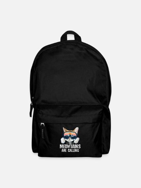 The meowtains are calling - Rucksack - Schwarz