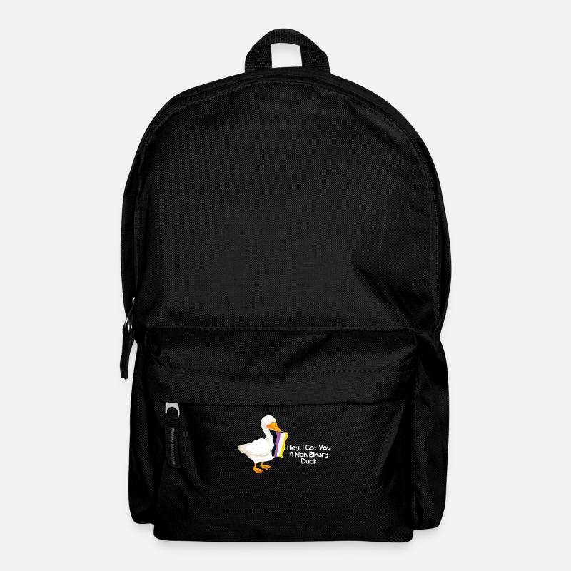 Nicht-binäres nicht binäres Flag LGBTQ Geschenk - Rucksack - Schwarz