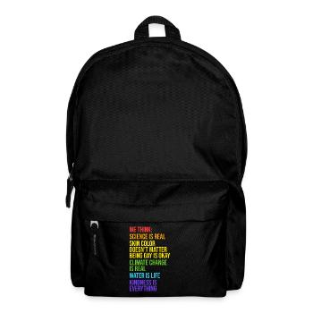 LGBT Gay Support LGBTQ Gift - Backpack - black - Front