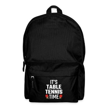 Tischtennis Zeit Tischtennis - Rucksack - Schwarz - Vorne
