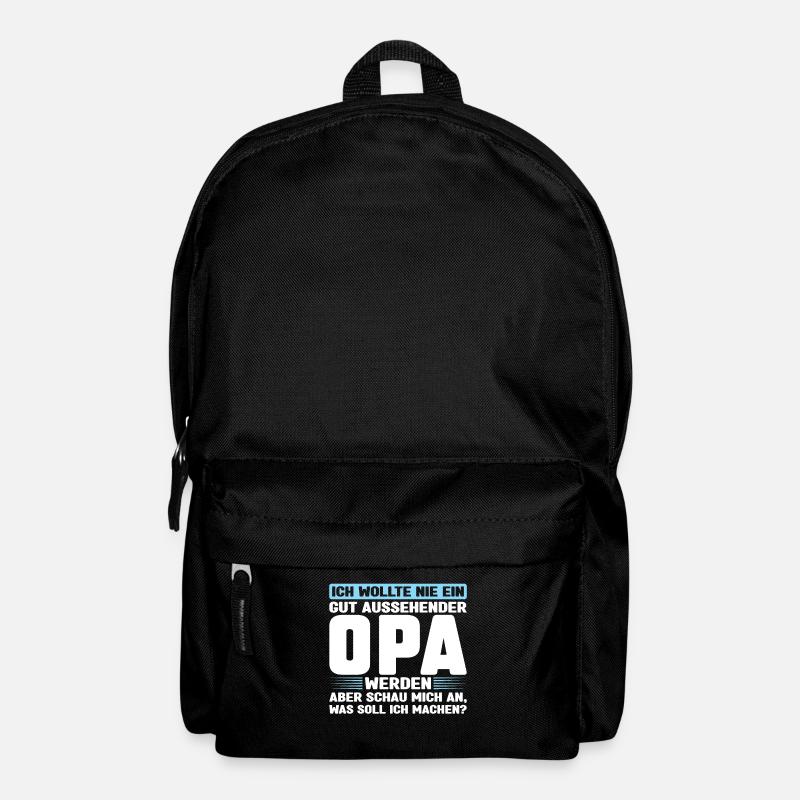 Opa Familie Großeltern Geschenk - Rucksack - Schwarz