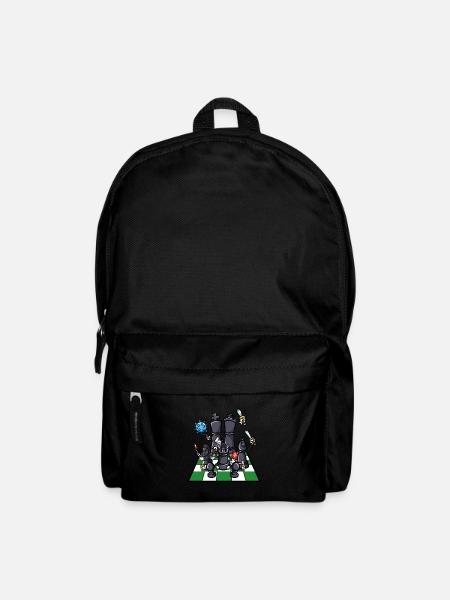Schachbrett Schach Figuren Kämpfer Schach - Rucksack - Schwarz