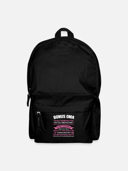 Bonus Oma Familie Stiefoma Geschenk - Rucksack - Schwarz