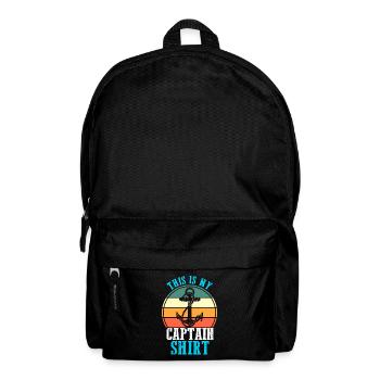 Captain Boat Captains Cadeau - Sac à dos - noir - Devant