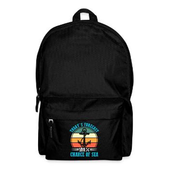 Captain Boat Captains Cadeau - Sac à dos - noir - Devant