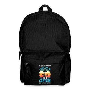 Captain Boat Captains Cadeau - Sac à dos - noir - Devant