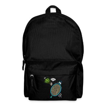 Badmintonspieler Shuttlecock schreit Ahhh - Rucksack - Schwarz - Vorne