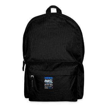 Onkel Familie Neffe Geschenk - Rucksack - Schwarz - Vorne