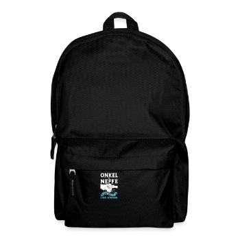 Onkel Neffe Onkels Geschenk - Rucksack - Schwarz - Vorne