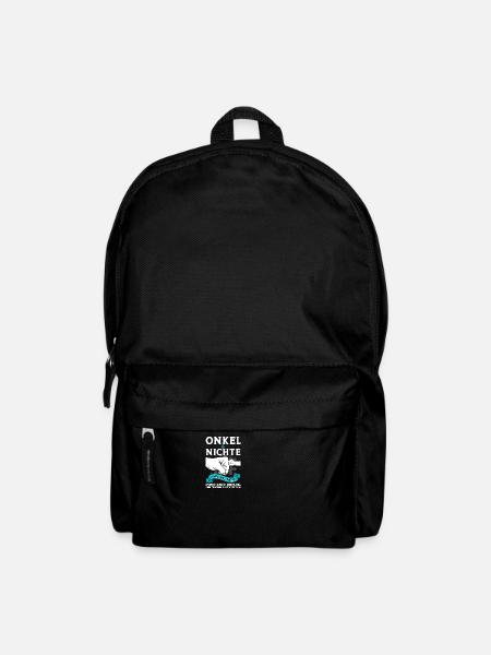 Onkel Nichte Nichten Geschenk - Rucksack - Schwarz