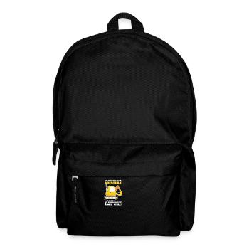 Vorschule Bagger Vorschüler Geschenk - Rucksack - Schwarz - Vorne