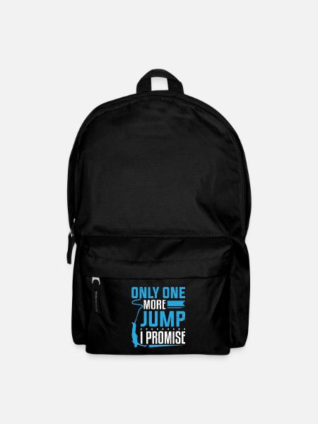 Nur noch ein Sprung verspreche ich Bungee-Jumping - Rucksack - Schwarz