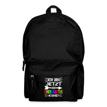 Kindergarten Anfang Kita-Start Geschenk - Rucksack - Schwarz - Vorne