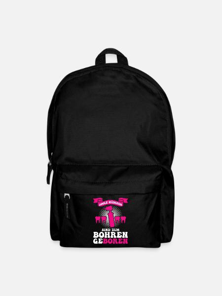 Zahn Zahnarzt Bohren Zahn Geschenk - Rucksack - Schwarz