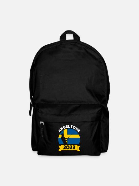 Schwedisch Angler Angeln Schweden Geschenk - Rucksack - Schwarz