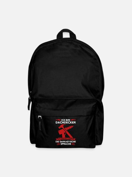 Dachdecker Beruf Dachdecken Geschenk - Rucksack - Schwarz