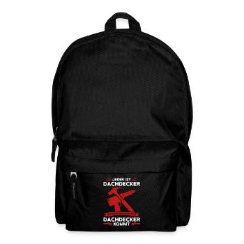 Dachdecker Beruf Dachdeckerei Geschenk - Rucksack - Schwarz - Vorne