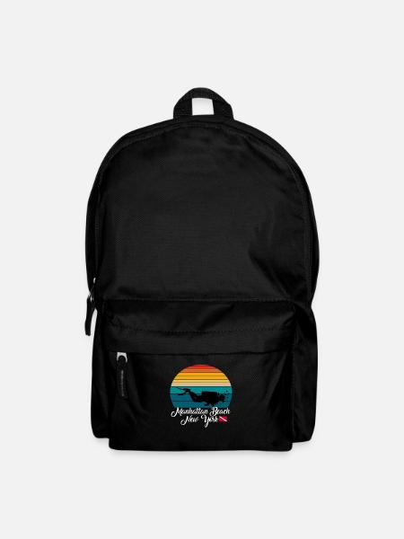 Manhattan Beach New York Diving - Rucksack - Schwarz