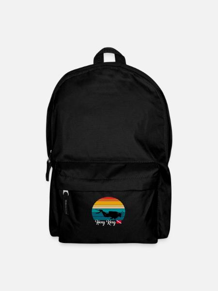 Hong Kong Scuba Diving Gift - Rucksack - Schwarz