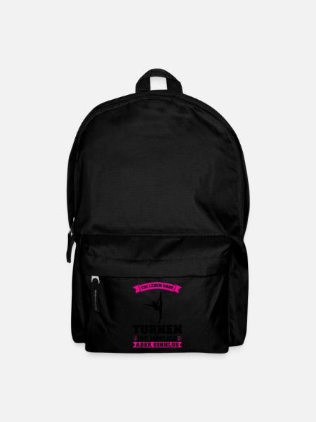 Turnen Mädchen Geräteturnen Geschenk - Rucksack - Schwarz