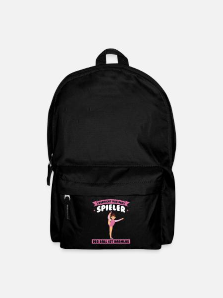 Turnen Mädchen Turnerinnen Geschenk - Rucksack - Schwarz