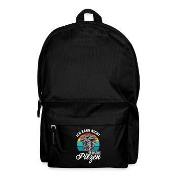 Pilze Sammeln Pilzsuche Geschenk - Rucksack - Schwarz - Vorne