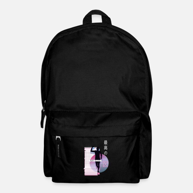 Vaporwave Metaverse Marathon, Trail Running - Backpack - black