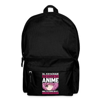 Otaku Japan Anime Merch Anime Merch Geschenk - Rucksack - Schwarz - Vorne