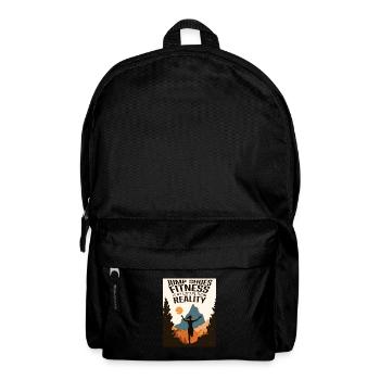 Jump Shoes Fitness, Fitness Woman - Backpack - black - Front