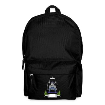 Snowboarder Winter Sports Snowboarding Skeleton - Backpack - black - Front