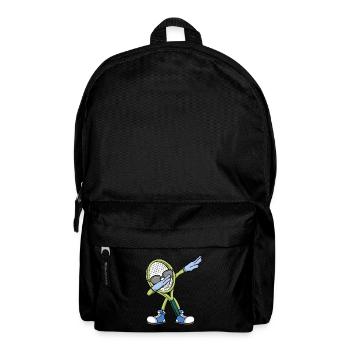 Joueur de tennis Dabbing Raquette de tennis Tennis - Sac à dos - noir - Devant