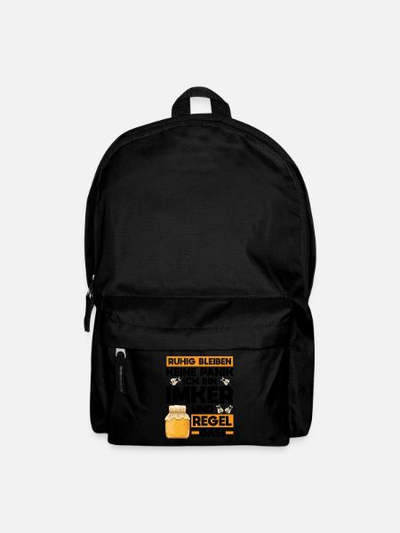 Imker Bienen Biene Geschenk - Rucksack - Schwarz