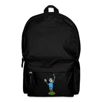 Joueur de tennis squelette - Sac à dos - noir - Devant