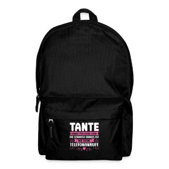 Tante Familie Lieblingstante Geschenk - Rucksack - Schwarz - Vorne