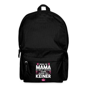 Mutter Familie Mama Geschenk - Rucksack - Schwarz - Vorne